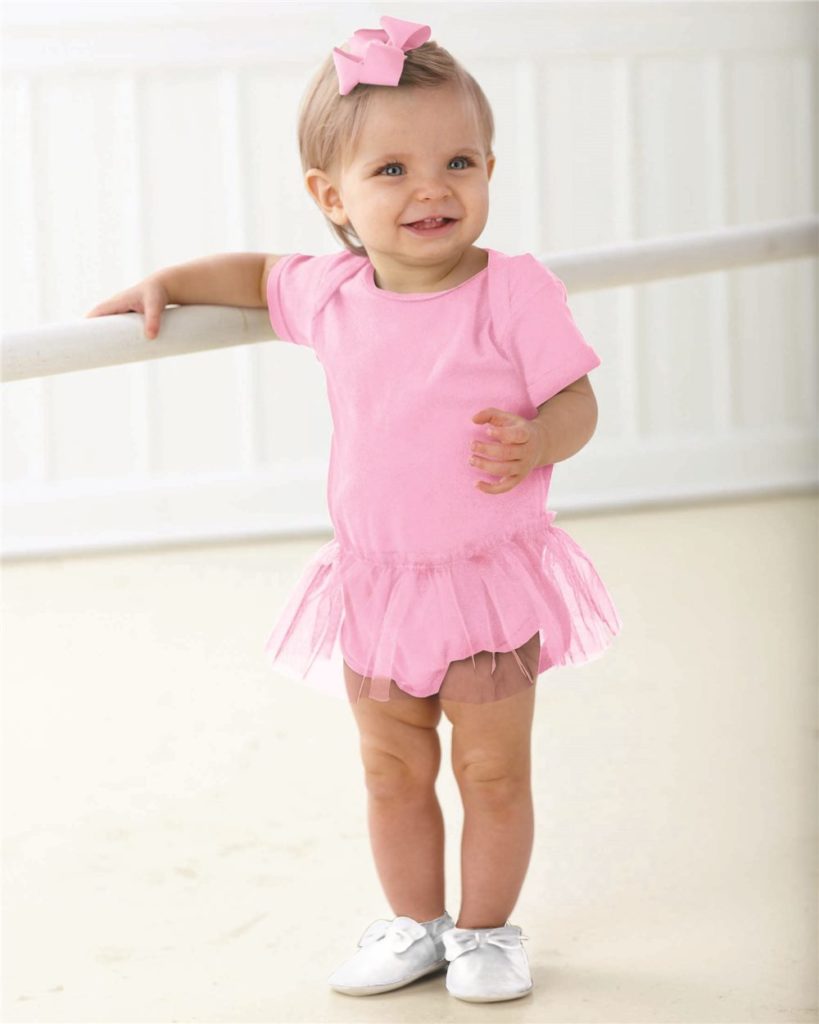 Infant Tutu Baby Rib Bodysuit